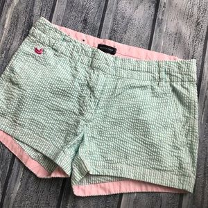 Southern Marsh Shorts Mint Seersucker Shorts